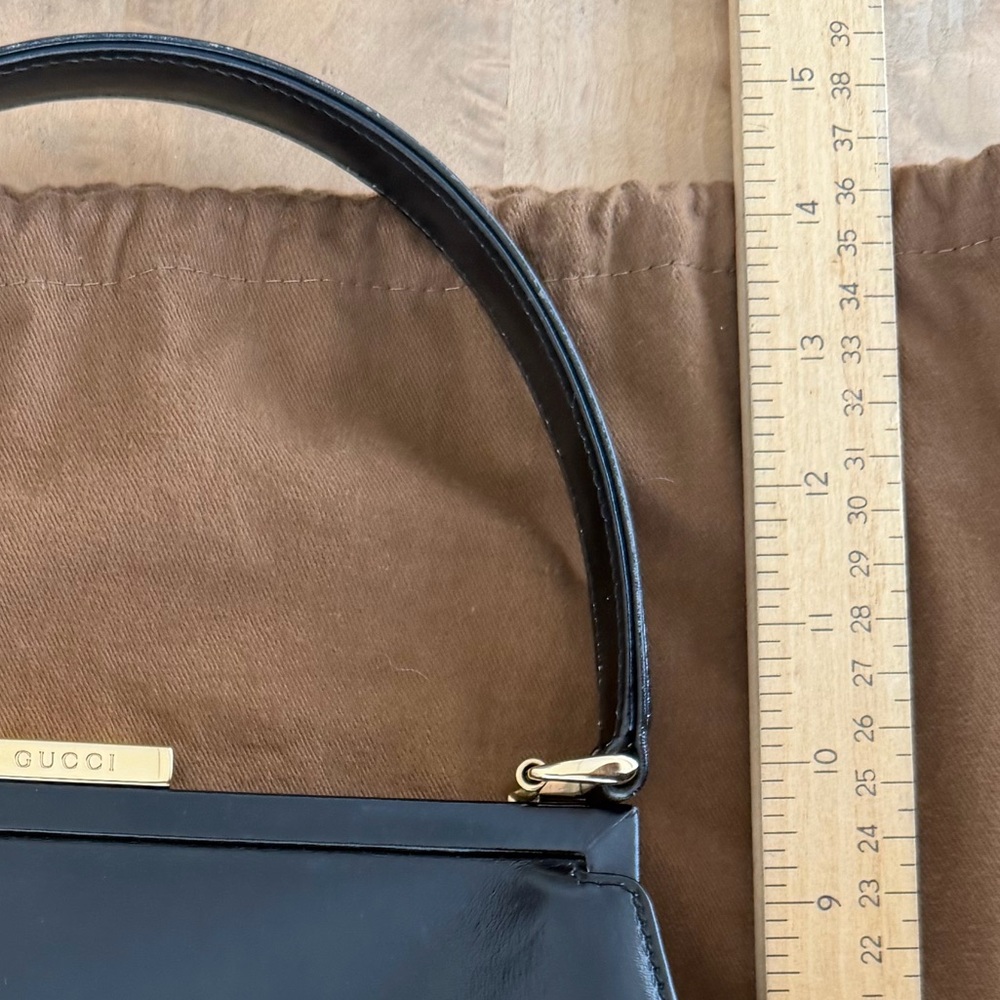 Gucci Black Leather Shoulder Bag - Picture 14 of 15